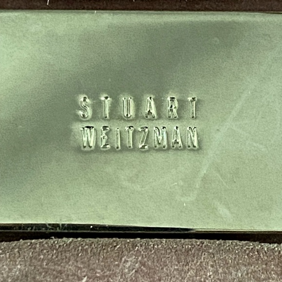 Stuart Weitzman Pink Suede Fur trim Hobo Shoulder Bag - Picture 4 of 7